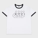 ALAND RUN A MAN RINGER T-SHIRT (BLACK)