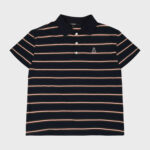 ALAND A WAPPEN STRIPE COLLAR T-SHIRT (NAVY)
