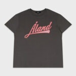 ALAND LOGO GRAPHIC HALF SLEEVE (CHARCOAL)