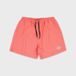 ALAND LOGO WAPPEN NYLON SHORTS (CORAL)