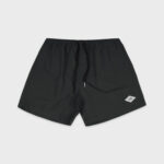 ALAND LOGO WAPPEN NYLON SHORTS (CHARCOAL)