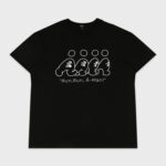 ALAND RUN A MAN GRAPHIC T-SHIRT (BLACK)