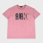 ALAND SQUARE LOGO PIGMENT T-SHIRT (PINK)