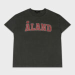 ALAND VINTAGE LOGO PIGMENT T-SHIRT (CHARCOAL)