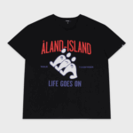 ALAND ISLAND GRAPHIC T-SHIRT (BLACK)