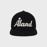 ALAND LOGO APPLIQUE CAP (BLACK)