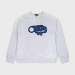 ALAND FISH BOUCLE LOGO SWEATSHIRT (LIGHT GREY)