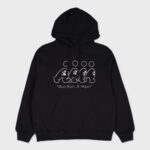 ALAND RUN RUN A MAN LOGO HOODY (BLACK)