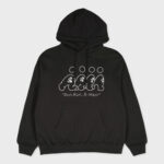 ALAND RUN RUN A MAN LOGO HOODY (CHARCOAL)
