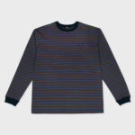 ALAND STRIPED LOGO WAPPEN LONG SLEEVE (BLUE)