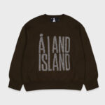 ALAND ISLAND GRAPHIC JACQUARD KNIT (BROWN)