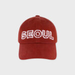 ALAND SEOUL STITCH LOGO BASEBALL CAP (RED)